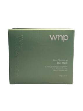 WNP Duo Cleansing Clay Mask T-Zone & U-Zone Skincare 100g
